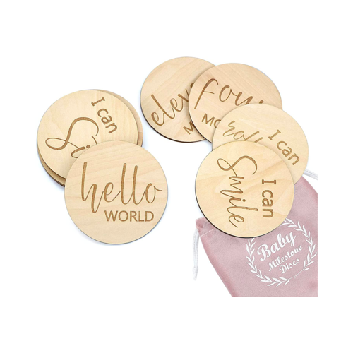 Wooden Baby Milestone Cards