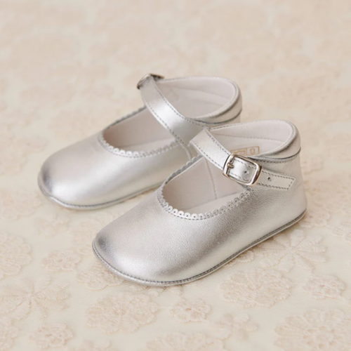Silver Pram Mary Janes
